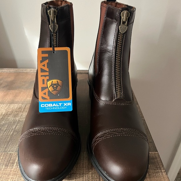 Ariat Women’s Cobalt XR Devon Pro Zip Up Paddock Riding Boots Brown Size 8 - Picture 8 of 12
